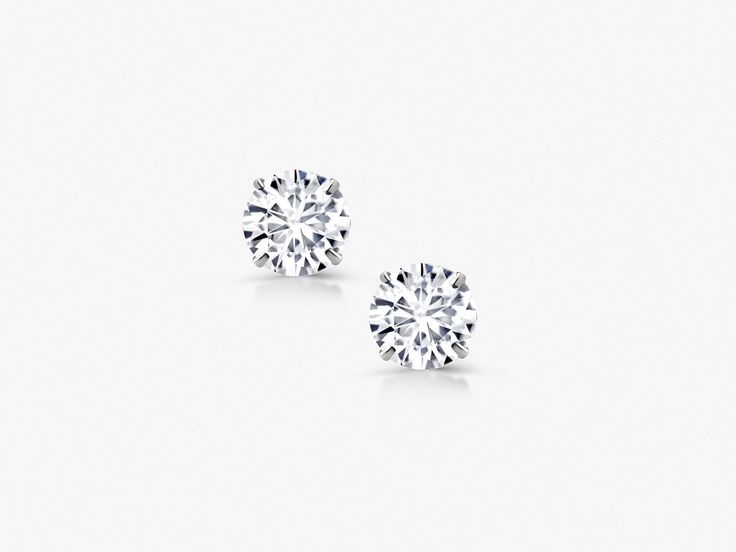 Solid 14K White Gold CZ Studs, 5mm Gold Studs Earrings, Gold Stud Earrings, White Gold 14K Studs, 14K Studs Earrings, Basket Setting Studs This 14K solid white gold push back 5mm AAA Round Cubic Zirconia basket setting studs earring are shiny and gorgeous. Best jewelry for women, girls to attend parties, weddings or any other activities. .CRAFTED : 14K solid yellow gold for a life-time luster. Stamped 14k, high polished finish. Posts ensure earrings are securely and comfortably in place througho Classic White 14k Gold Earrings, Classic White Cubic Zirconia Diamond Earrings, Classic White Brilliant Cut Diamond Earrings, Classic Brilliant Cut Earrings For Formal Occasions, Classic Cubic Zirconia Earrings For Formal Occasions, Classic Diamond Cut Diamond Earrings For Formal Occasions, Classic Diamond Cut White Gold Earrings, Classic White Gold Diamond-cut Earrings, Classic White Gold Diamond Cut Earrings