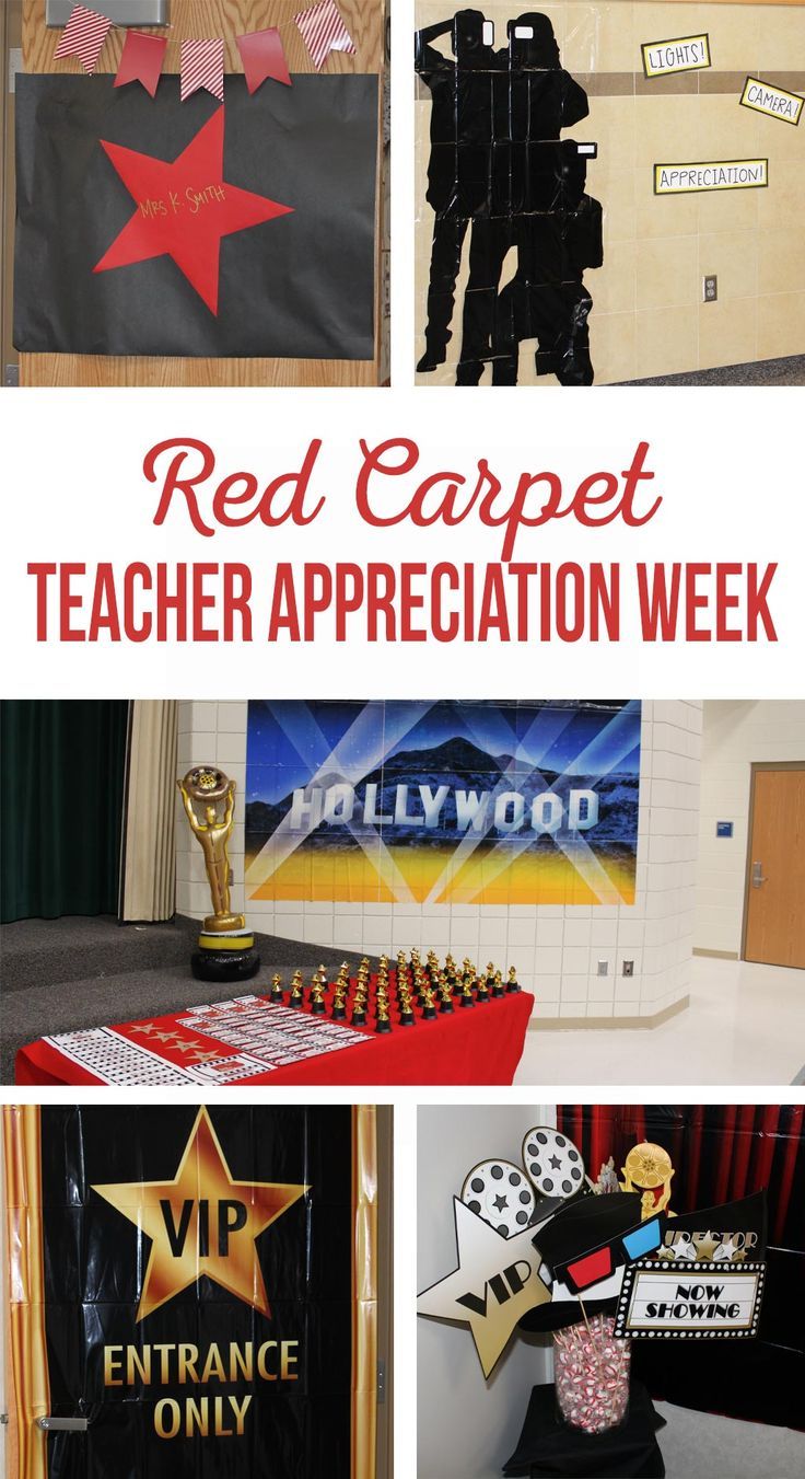 the red carpet teacher appreciation week is here and it's so much fun to do