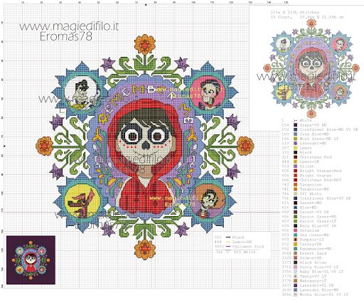 Coco Disney, Cross Stitch Disney, Cross Stitch Halloween, Dragon Cross Stitch, Stitch Character, Disney Cross Stitch Patterns, Stitch Halloween, Cross Stitch For Kids, Pix Art