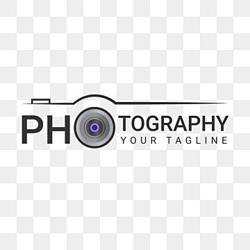 a camera logo with the words photography on it, and an image of a camera