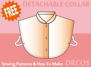 sewing patterns and how to make drcoss with free patternable collar for men