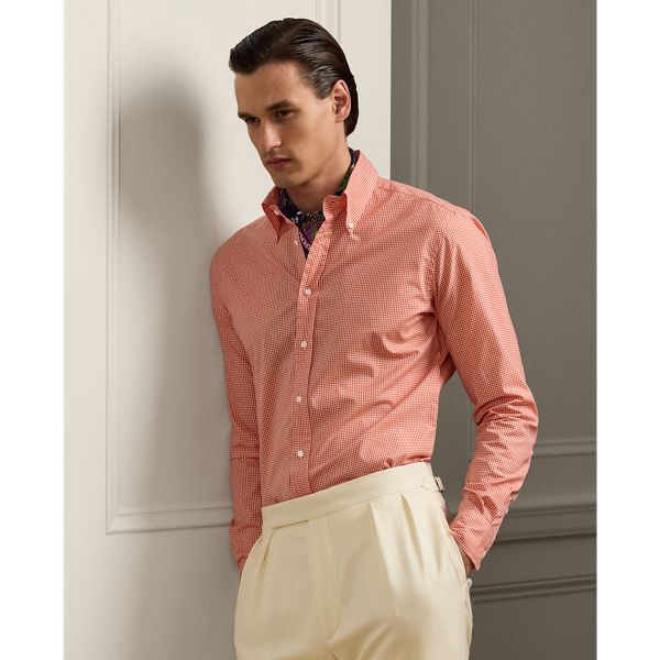 Offered in the season’s vibrant shades this shirt is expertly crafted with lightweight cotton poplin and finished with genuine mother-of-pearl buttons. Luxury Cotton Shirt For Spring, Luxury Spring Shirt With Button Closure, Timeless Cotton Shirt For Spring, Classic Ralph Lauren Dress Shirt For Business, Timeless Spring Cotton Shirt, Classic Ralph Lauren Business Dress Shirt, Formal Cotton Dress Shirt By Ralph Lauren, Ralph Lauren Cotton Dress Shirt For Formal Occasions, Ralph Lauren Formal Button-up Shirt