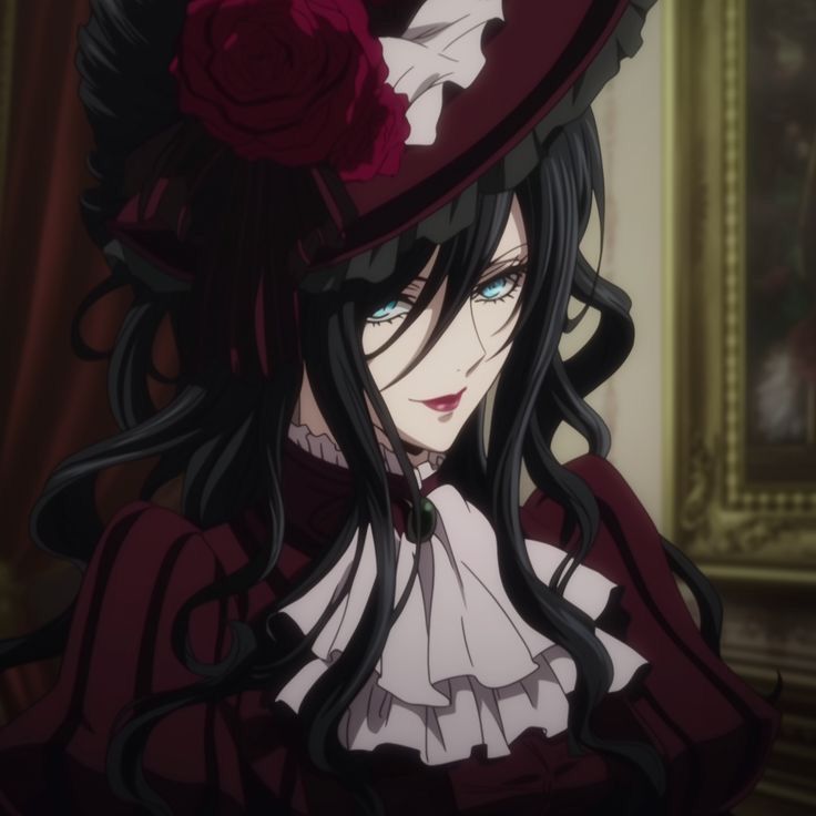 Black Butler Oc Female, Black Butler Oc, Butler Oc, Victorian Anime, Vestidos Anime, 2000s Art, Black Butler Characters, Vampire Girls, Real Anime