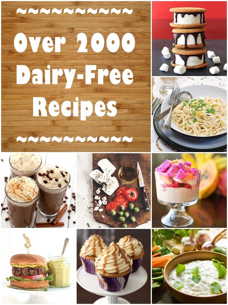 over 2000 dairy - free recipes cover