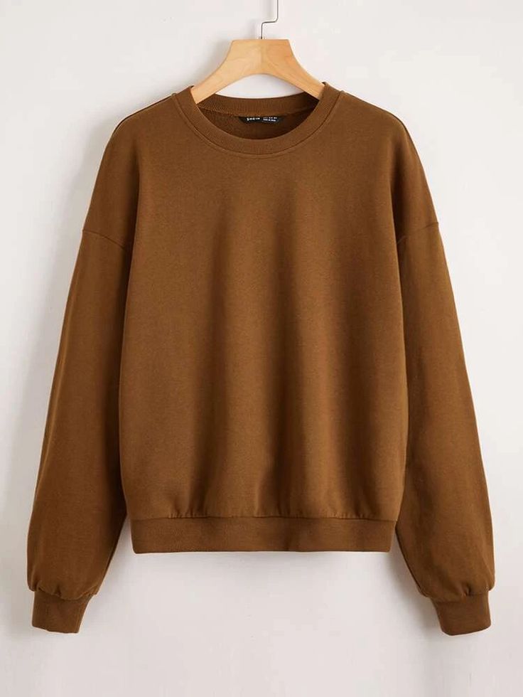 Light Brown Sweater, Sweaters Brown, Halloween Cardigan, White Cropped Sweater, Shein Sweater, Brown Sweatshirt, Cropped Knit Sweater, Women Sweatshirts, Turtleneck Shirt