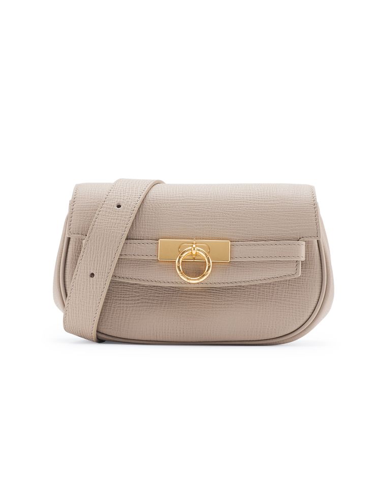 Unlocked Belt Bag in Taupe | Parisa Wang Modern Satchel Shoulder Bag With Cc Turnlock Closure, Beige Crossbody Shoulder Bag With Cc Turnlock Closure, Modern Beige Bag With Turn-lock Closure, Luxury Belt Bag With Gold-tone Hardware For Daily Use, Everyday Beige Flap Bag With Cc Turnlock Closure, Chic Satchel With Cc Turnlock Closure For Everyday Use, Chic Saddle Bag With Turn-lock Closure And Top Handle, Beige Shoulder Bag With Cc Turnlock For Everyday Use, Chic Belt Bag With Metal Hardware For Everyday