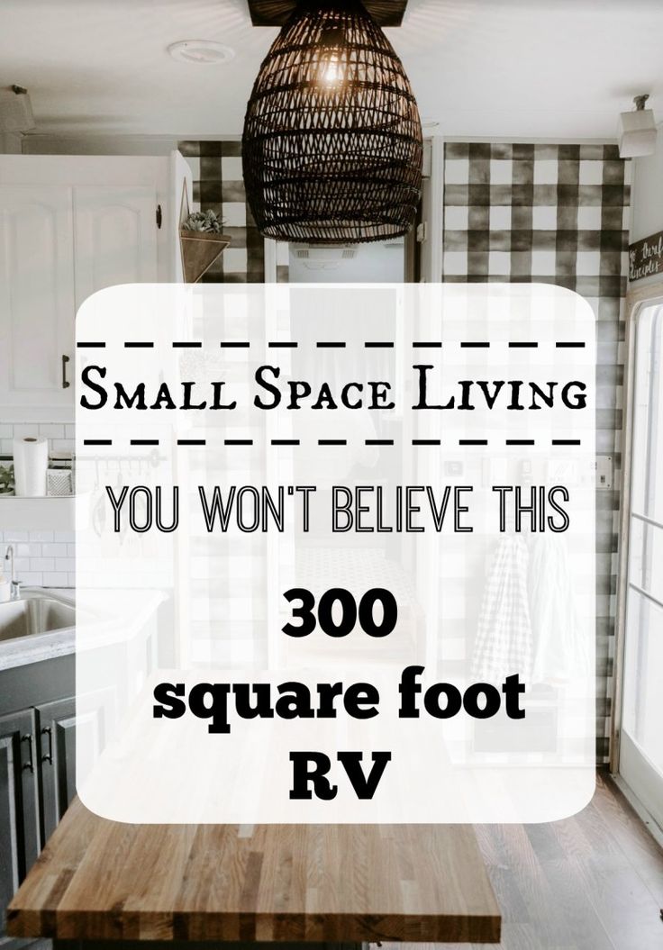 small space living you won't believe this 300 square foot rv