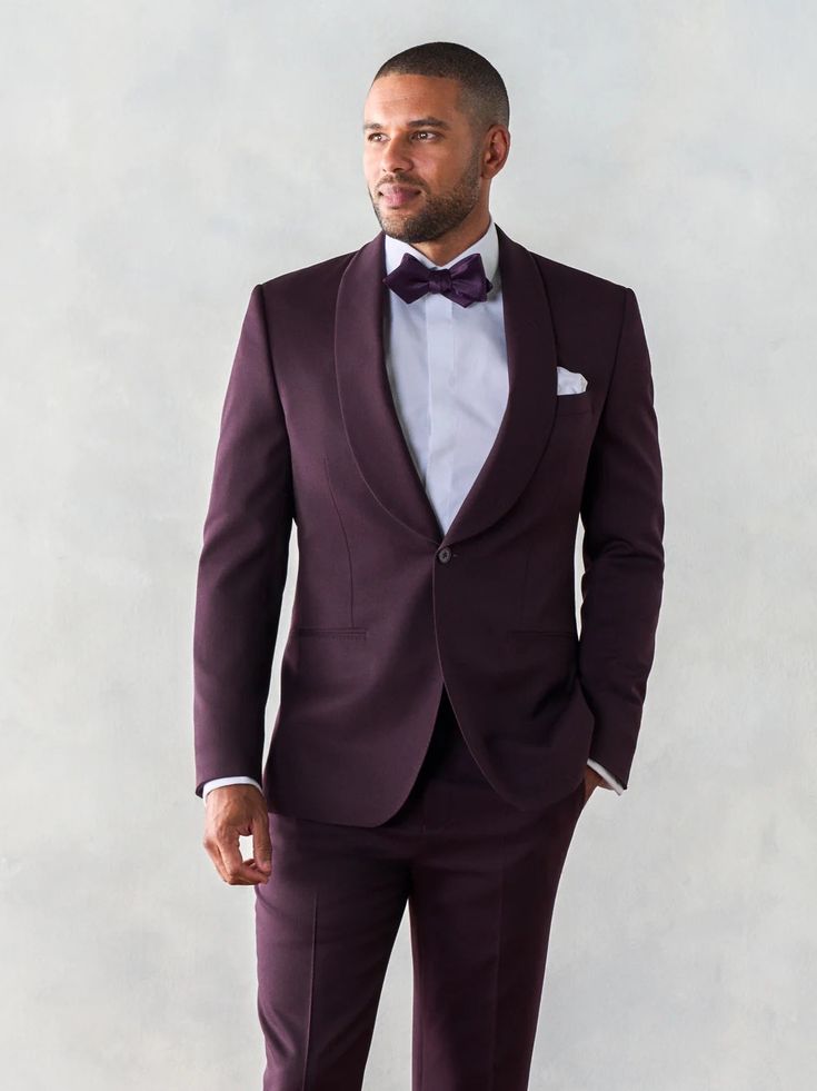 Plum Shawl Tuxedo | The Black Tux Classic Purple Tuxedo For Semi-formal Events, Fitted Purple Tuxedo With Notch Lapel, Purple Fitted Tuxedo With Notch Lapel, Purple Tuxedo Style Formal Blazer, Classic Purple Tuxedo For Semi-formal Occasions, Purple Notch Lapel Tuxedo For Semi-formal, Purple Notch Lapel Tuxedo For Semi-formal Occasions, Purple Notch Lapel Tuxedo For Semi-formal Events, Purple Notch Lapel Tuxedo For Formal Occasions