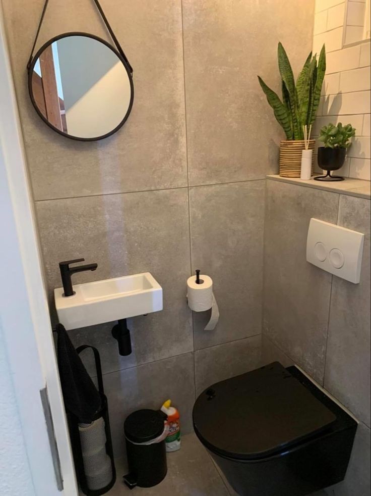 small downstairs bathroom ideas Downstairs Bathroom Ideas, Small Downstairs Bathroom, Understairs Ideas, Mini Bathroom Ideas, Beautiful Bathroom Ideas, Small Toilet Design, Toilet Room Decor, Small Toilet Room, Small Bathroom Sinks