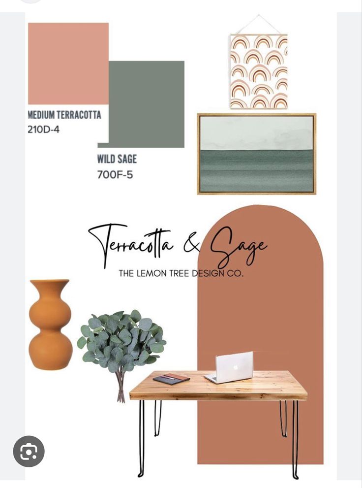 the color scheme is peach and grey, with an assortment of accessories on display in different colors