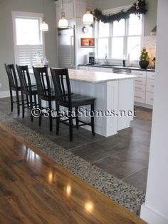 the kitchen is clean and ready to be used for dinner or other entertaining occasions