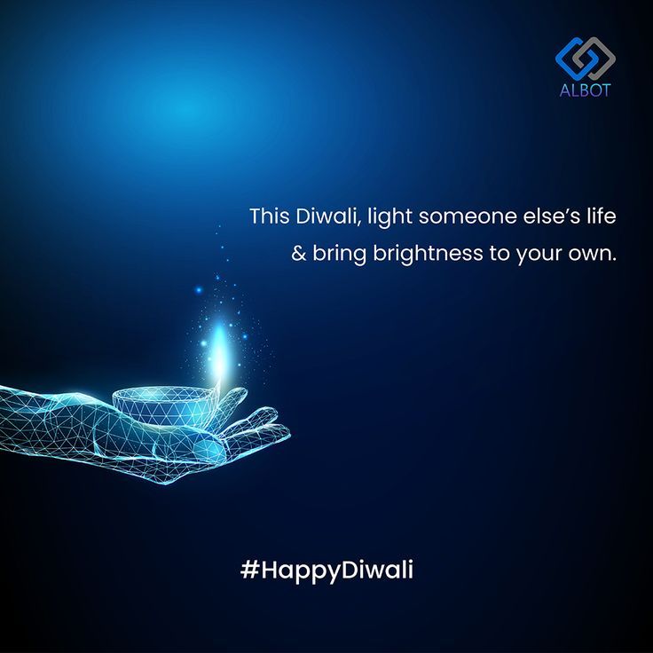 a hand holding a lit candle with the caption happy diwali, light someone's life & bring brightness to your own