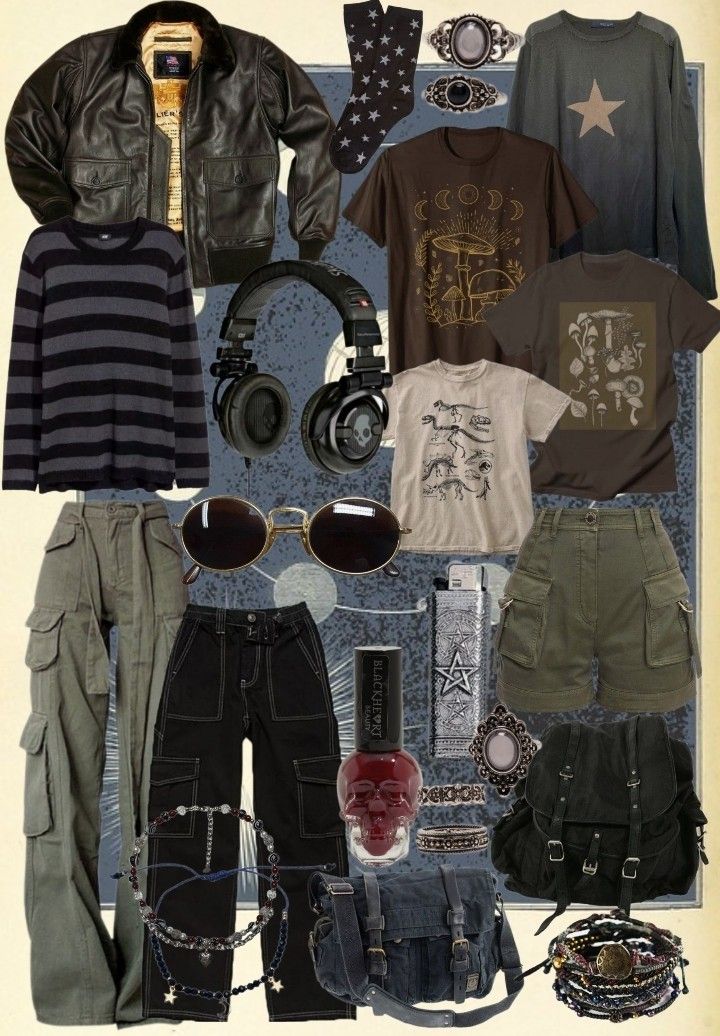 Ftm Summer Outfits, Origins Of Olympus, Grunge Fits, Silly Clothes, Downtown Outfits, Gothic Grunge, One Clothing, Cool Fits, Swaggy Outfits