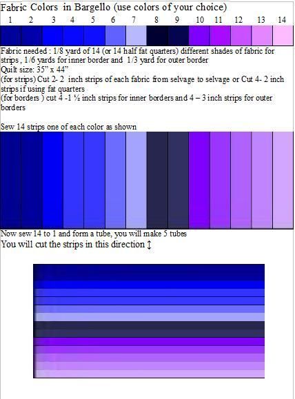 the color chart for different shades of blue and purple is shown in this screenshot