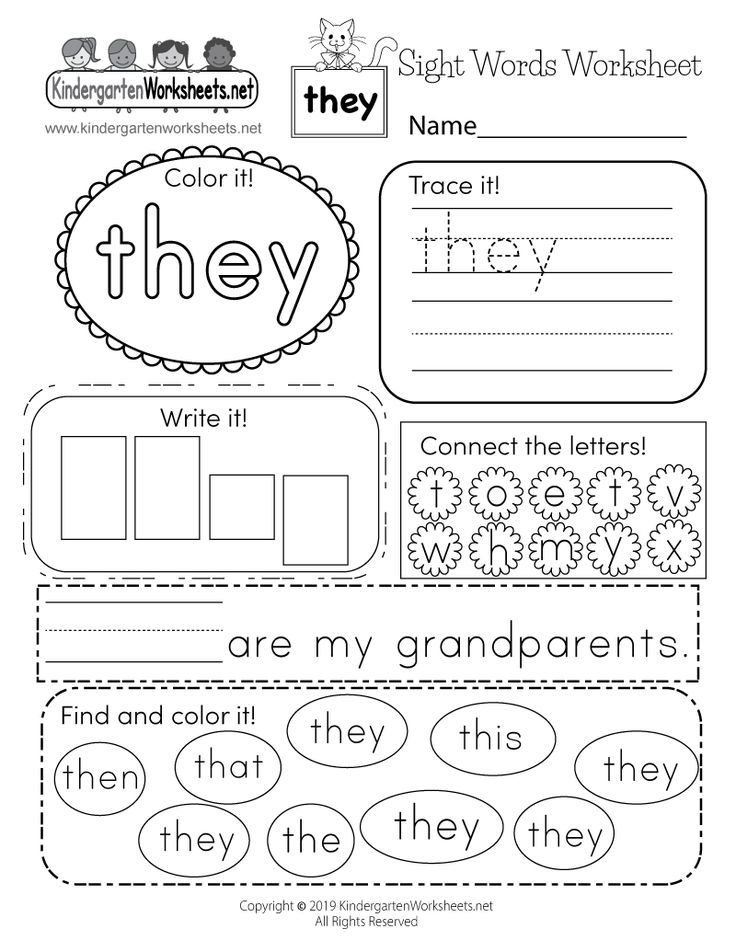 the worksheet for sight words worksheets are shown in black and white