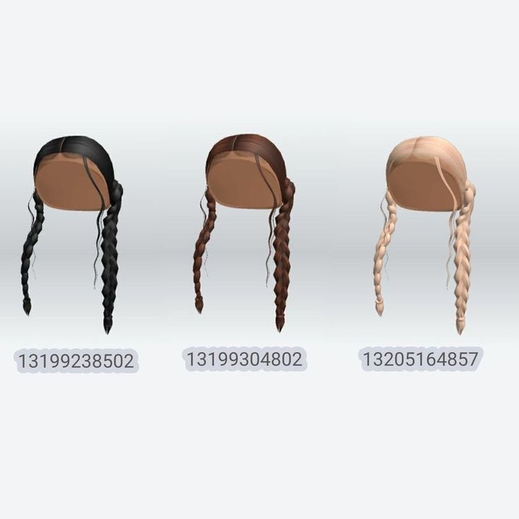 four different types of braids are shown in the same row, each with an individual's hair