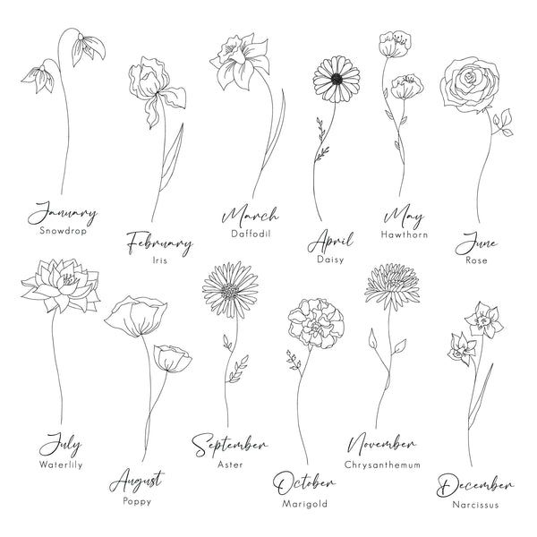 the different types of flowers that are in english and spanish language, with their names