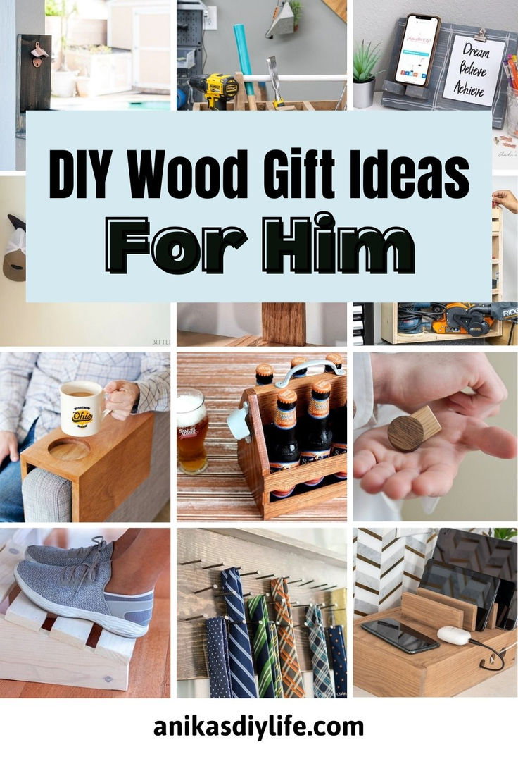 diy wood gift ideas for him