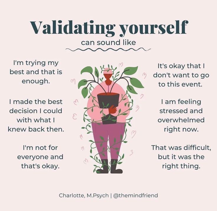 Validate Yourself, External Validation, Practicing Self Love, Mental Health Facts, Mental Health Therapy, Self Care Bullet Journal, Writing Therapy, Emotional Awareness, Wholesome Memes