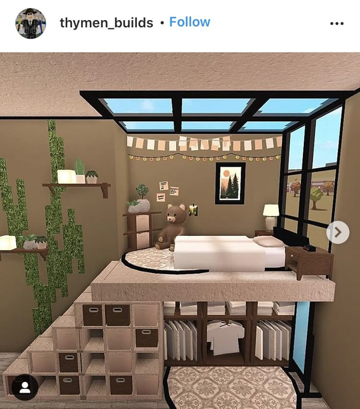 Bloxburg Bedroom Idea, Bloxburg Home Ideas, Roblox House Ideas, Bloxburg Rooms, Bloxburg Bedroom, Bloxburg Building, Blox Burg, Blocksburg Room Ideas￼, Bloxburg Build Ideas