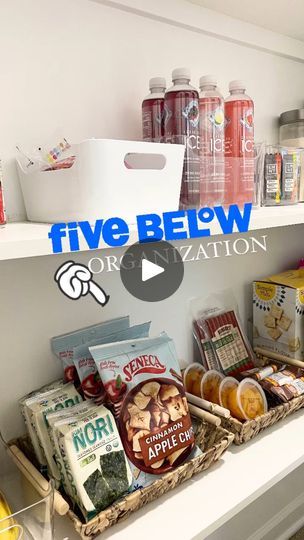 a white shelf filled with lots of food next to bottles and containers on top of it