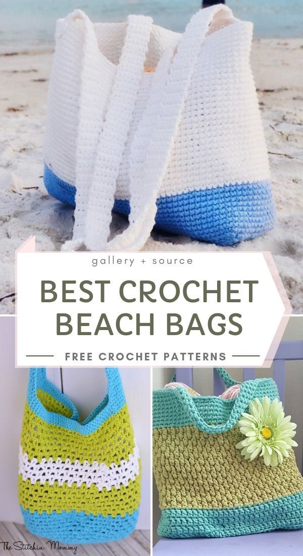 the best crochet beach bags free patterns