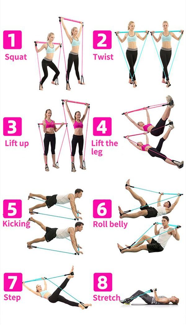 an image of a woman doing exercises with resistance bands