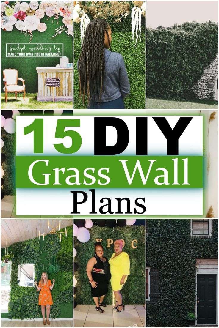 15 DIY Grass Wall Plans Grass Wall Decor, Grass Wall Backdrop, Grass Backdrops, Simple Holiday Cards, Diy Wedding Backdrop, Grass Wall, Paper Wreath, Festival Diy, Diy Backdrop