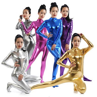 Zentai Anzüge Catsuit Hautenger Anzug Ninja Erwachsene Elasthan Latex Cosplay Kostüme Geschlecht Herrn Damen Solide Halloween / Gymnastikanzug / Einteiler / Zentai Kostüme / Zentai Kostüme 80s Workout Clothes, Latex Cosplay, Zentai Suit, Full Body Suit, Carnival Costumes, Motorcycle Girl, Halloween Looks, Body Suit, Catsuit