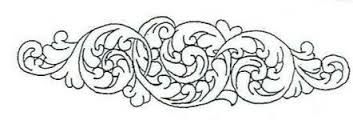 an ornate font with swirls and scrolls