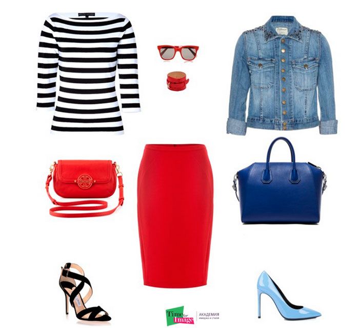 тельняшка с красной юбкой Weekend Capsule Wardrobe, Red Skirt Outfits, Capsule Wardrobe Casual, Wardrobe Makeover, Gamine Style, Megyn Kelly, Red Skirt, Red Skirts, Outfits Casuales