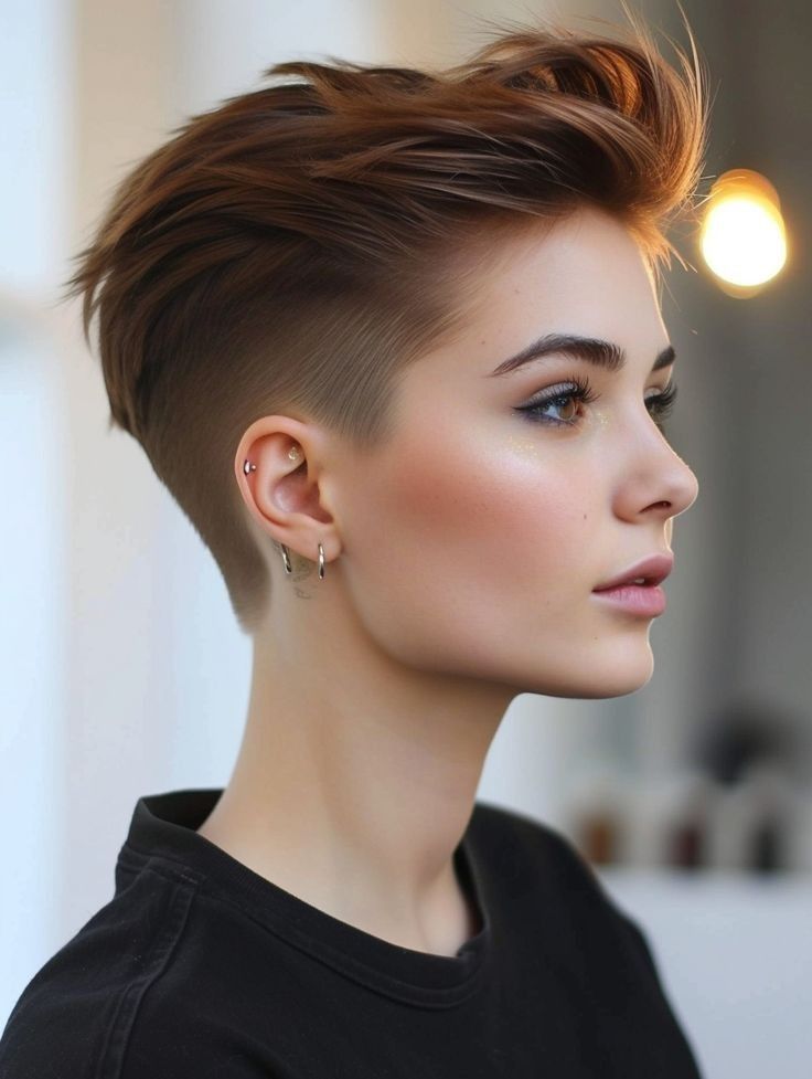 Pixie Haircut Styles, Short Choppy Haircuts, Choppy Haircuts, Fireplace Designs, Tapered Haircut, Haircut Styles, Trendy Short Haircuts, Haircuts For Long Hair, June 2024