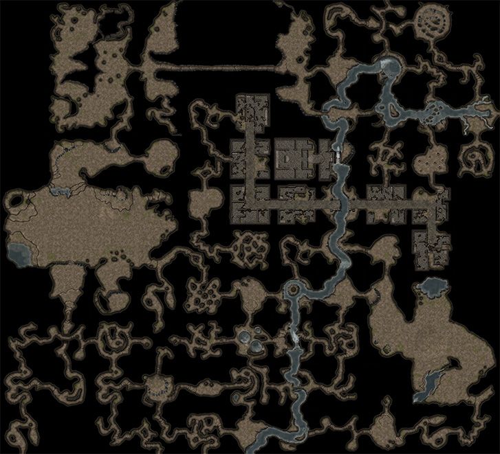 a black and white map with lots of different things on it's surface, including water