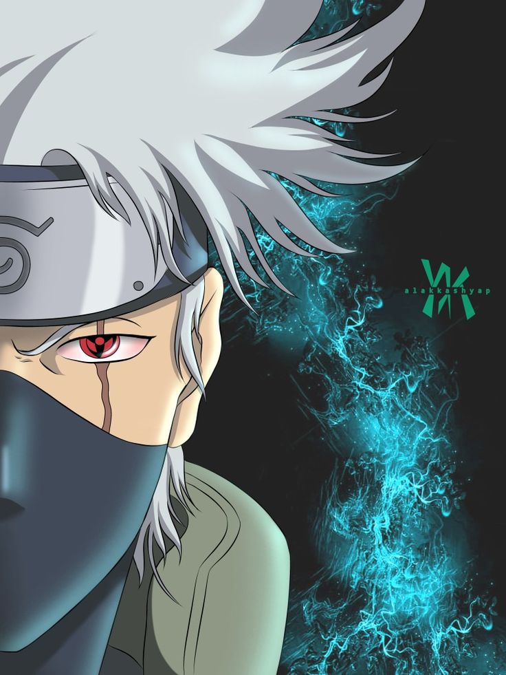 an anime character with white hair and red eyes wearing a black mask, looking at the camera