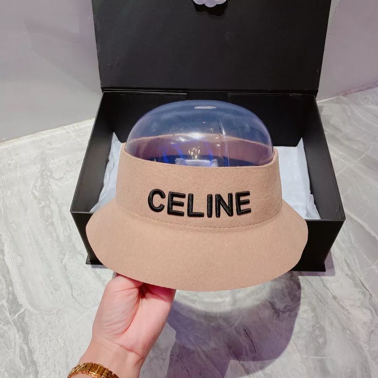 Celine Empty Top Visor 100% wool% fabric, controlled embroidery logo, complete internal standard, three colors Three Color, Wool Fabric, Embroidery Logo, Embroidery, Wool, Fabric, Color