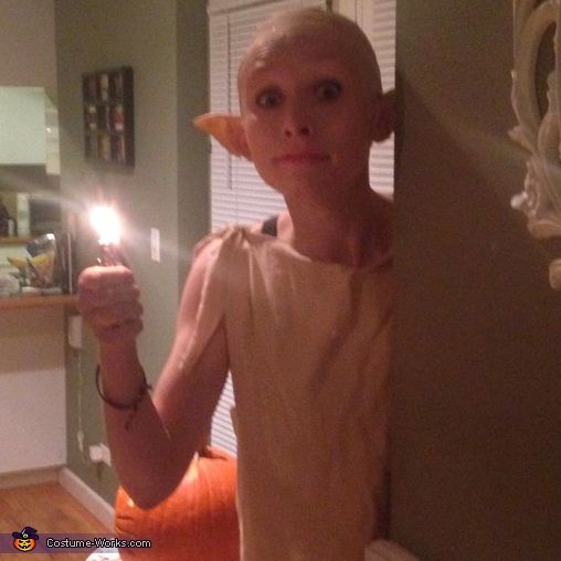 House Elf Costume, Unusual Halloween Costumes, Dobby Costume, Dobby The Elf, Dobby The House Elf, Harry Potter Kostüm, House Elf, Themed Halloween Costumes, Bald Cap