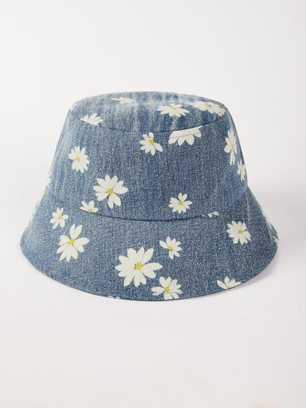 🚚FREE Shipping on orders over $60 ✨ use Code: "Mylook" for Extra Discount at checkout Color: Blue Color: Blue Pattern Type: Floral Season: Spring/Fall Style: Casual Type: Bucket Hat Material: Polyester Composition: 100% Polyester Trendy Light Blue Summer Hat, Light Blue Summer Hat For Spring, Light Blue Cotton Hat For Spring, Adjustable Blue Bucket Hat, Blue Bucket Hat For The Beach, Adjustable Light Blue Spring Hat, Blue Bucket Hat For Summer, Blue Short Brim Hat For Spring, Spring Denim Blue Hat