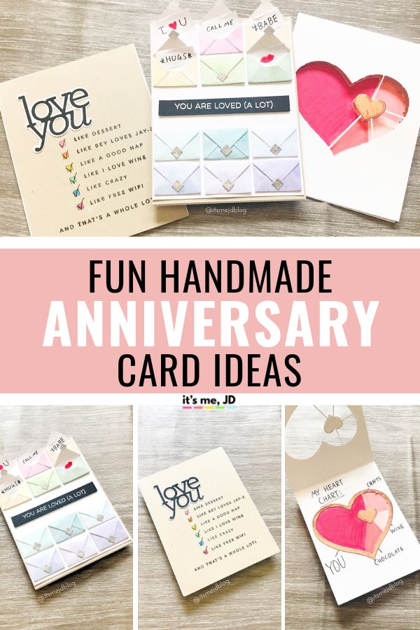 handmade anniversary card ideas that are easy to make