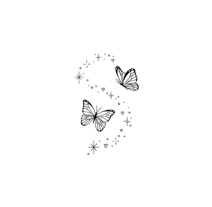 Butterfly Thumb Tattoo, Arwen Tattoo, Simple Unique Tattoos, Snow Flake Tattoo, Small Girly Tattoos, Mom Tattoo Designs, Rabbit Tattoos, Small Pretty Tattoos, Hand Poked Tattoo