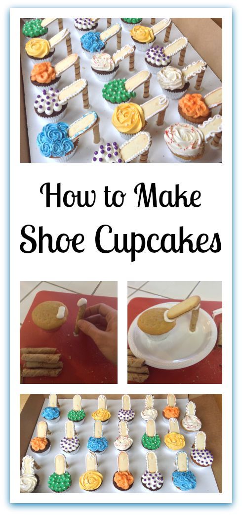 how to make shoe cupcakes at home with pictures and instructions for making them