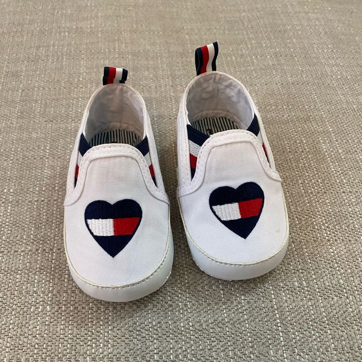 Beautiful Tommy Hilfiger Baby/Toddler Shoe Size 3. New Without Tags. My Baby Never Got To Wear Them. Trendy Tommy Hilfiger Low-top Sneakers, Shoes Tommy Hilfiger Big Kids Youth, White Tommy Hilfiger Sneakers For Sports, Red Platform Shoes, Brown Boat Shoes, Tommy Hilfiger White Cushioned Sneakers, Tommy Hilfiger Low-top Sneakers With Embossed Logo, Tommy Hilfiger Boots, Tommy Hilfiger Baby