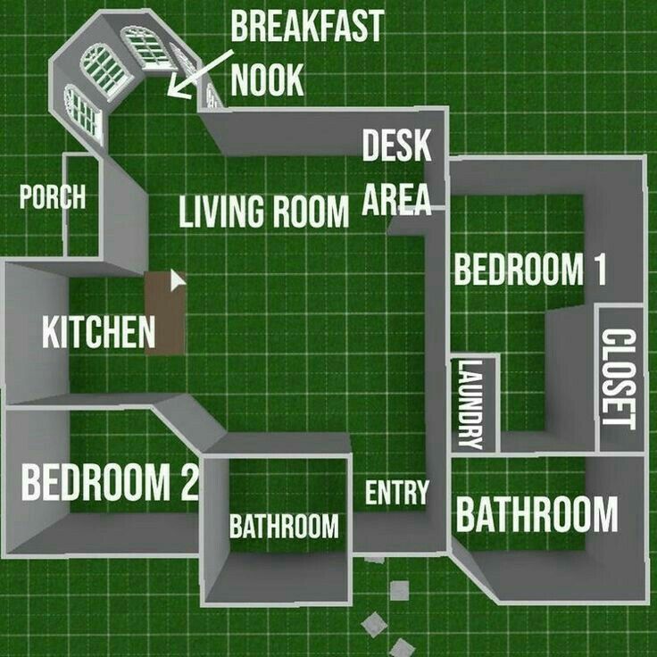 the floor plan for an apartment with several rooms