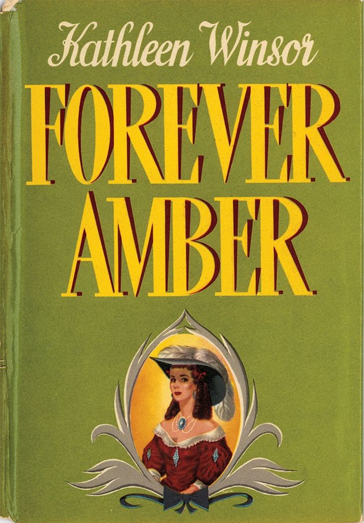 the book cover for forever amber