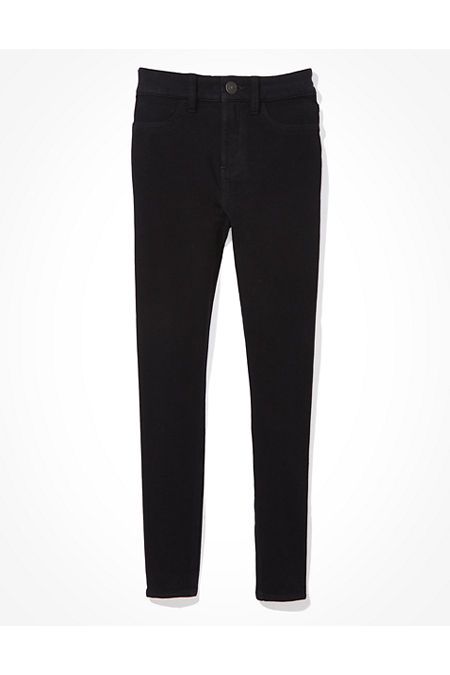 AE Knit X Ne(x)t Level High-Waisted Jegging Casual High Rise High Stretch Jeggings, Casual Slim Fit Elastane Jeggings, High Rise Slim Fit Bottoms For Fall, Solid Fitted Jeans For Winter, Versatile Fall Jeggings For Workwear, Fall Workwear Elastane Jeggings, Fall Workwear Versatile Jeggings, Versatile Fall Workwear Jeggings, Stretch High Rise Jeggings