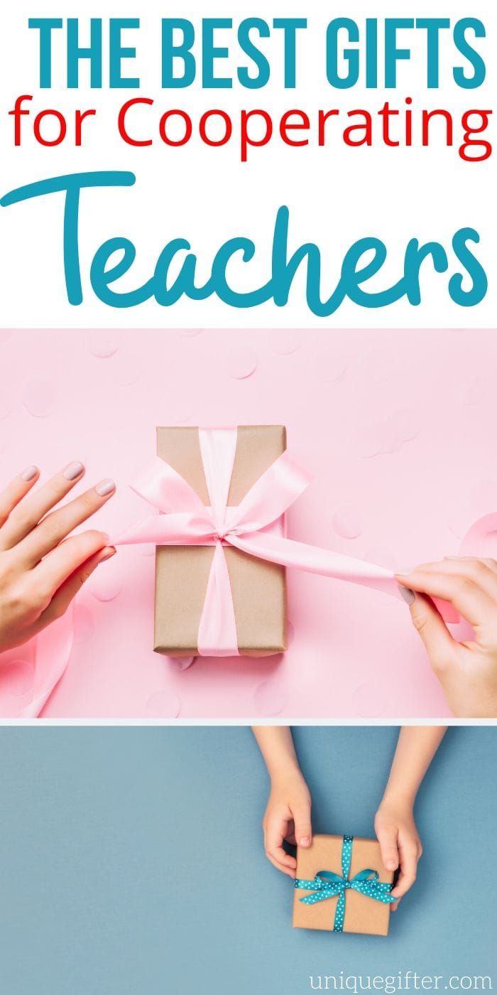 the best gifts for cooperating teachers