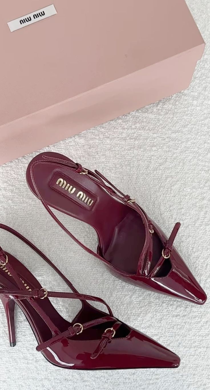 Home / X Miu Miu Red Shoes, Miu Miu Red Heels, Cherry Red Clothes Aesthetic, Cherry Red Aesthetics, Pointy Heels Aesthetic, Cherry Red Kitten Heels, Shoe Inspo Heels, Cherry Red Accessories, Red Aesthetic Shoes