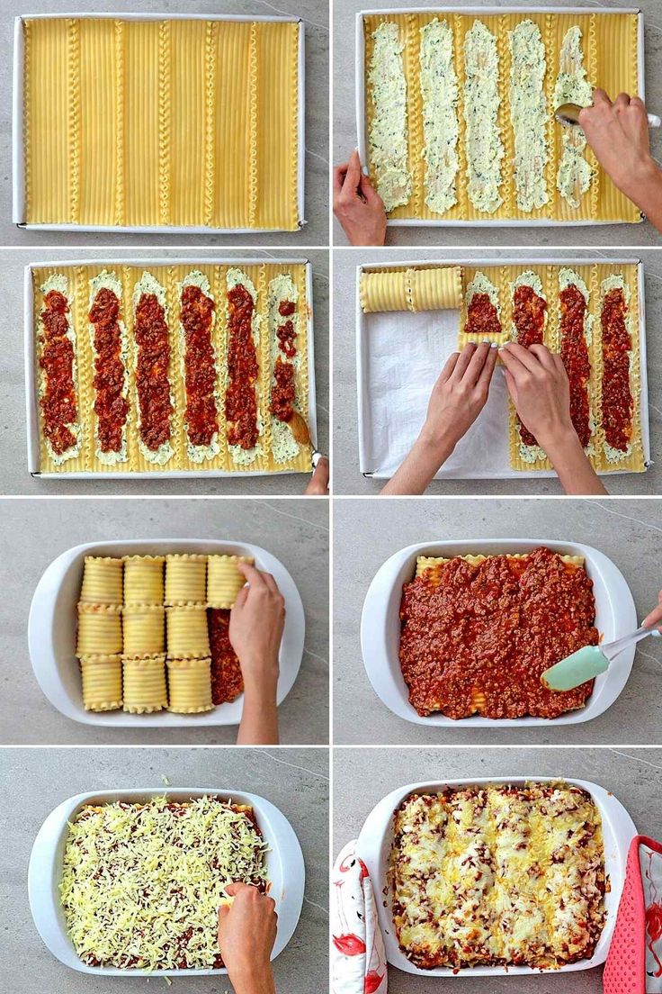 steps to make lasagna casserole with cheese and sauce