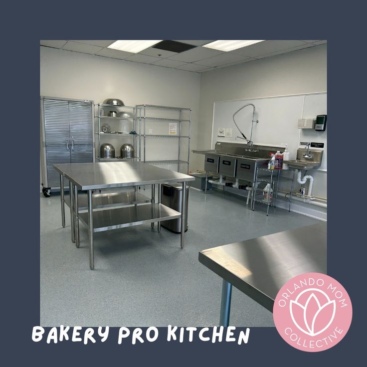 the kitchen is clean and ready to be used for baking or other cooking purposess