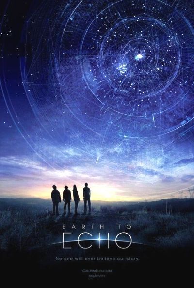 earth to echo movie poster with three people looking at the sky