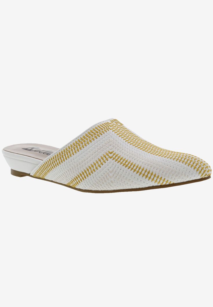 Simply sleek and trendy, you can instantly update any outfit with this Festive by Bellini slide mule. The pointed toe is guaranteed to add a touch of beauty and casual elegance to all your looks.Textile & Polyurethane UpperPolyurethane LiningPolyurethane Outsole.25" Heel height | Women's Festive Mule by Bellini in White Multi (Size 6 M) Fitted Slip-on Mules For Summer, White Casual Slip-on Heels, Casual White Slip-on Heels, Slip-on Mules For Spring, White Slip-on Mules For Summer, Modern White Beach Mules, Modern Fitted Mules For Summer, Fitted Modern Mules For Summer, White Slip-on Heels For Spring